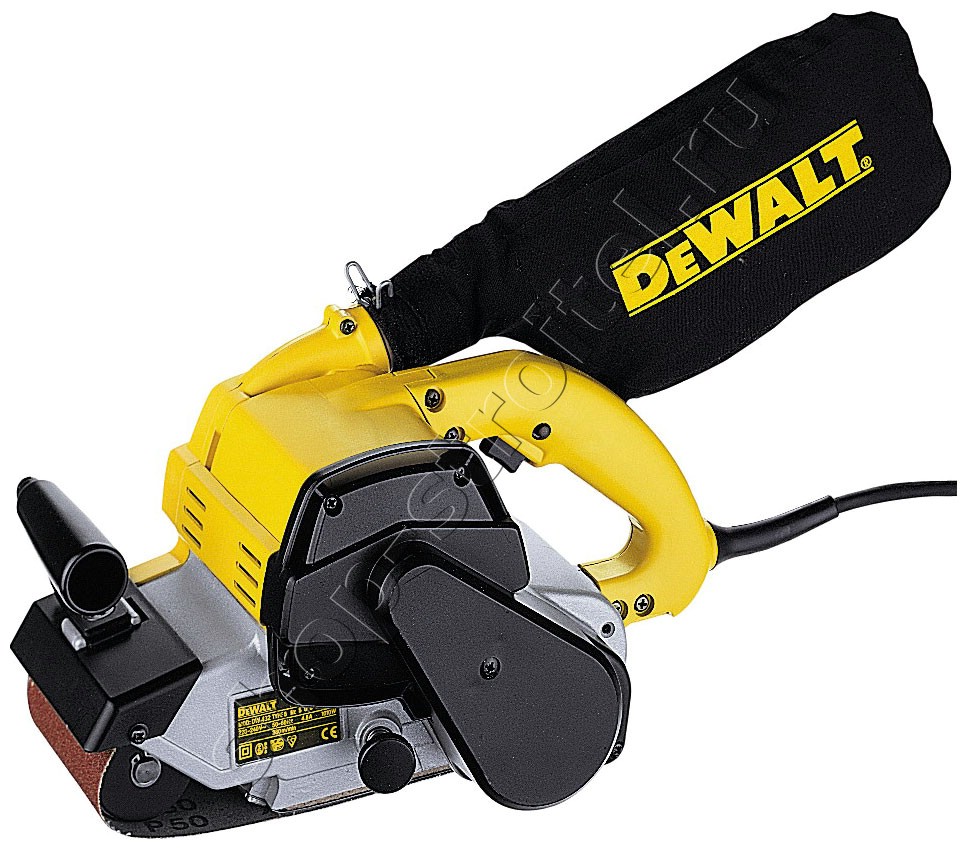 Увеличенная фотография Эл. ленточная машина DeWalt DW 650 (1010Вт,100х560мм)